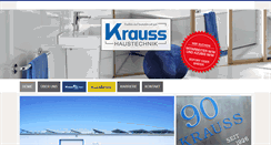 Desktop Screenshot of krauss-haustechnik.com