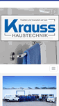 Mobile Screenshot of krauss-haustechnik.com