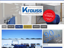 Tablet Screenshot of krauss-haustechnik.com